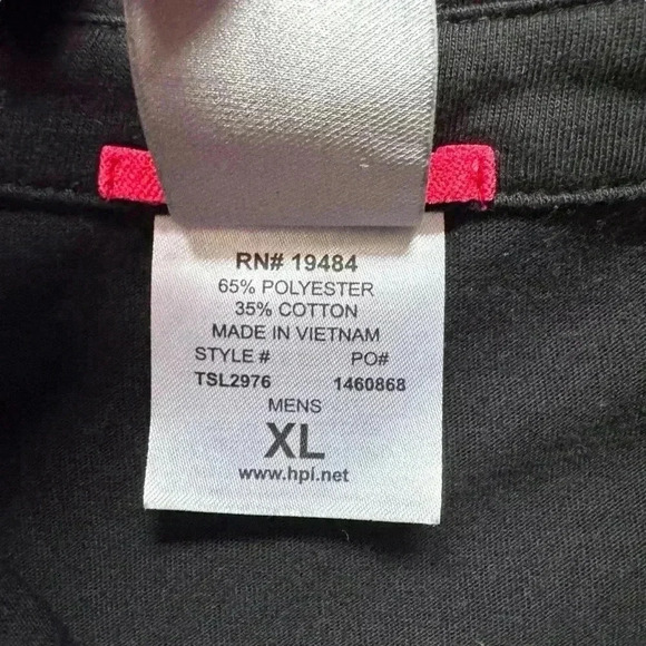 Tesla Official Performance Polo Shirt Black XL Logo Embroidered Short Sleeve - Picture 3 of 5